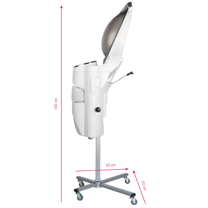 Gabbiano Haarstomer met Statief en actieve Ozonisatie Wit 5