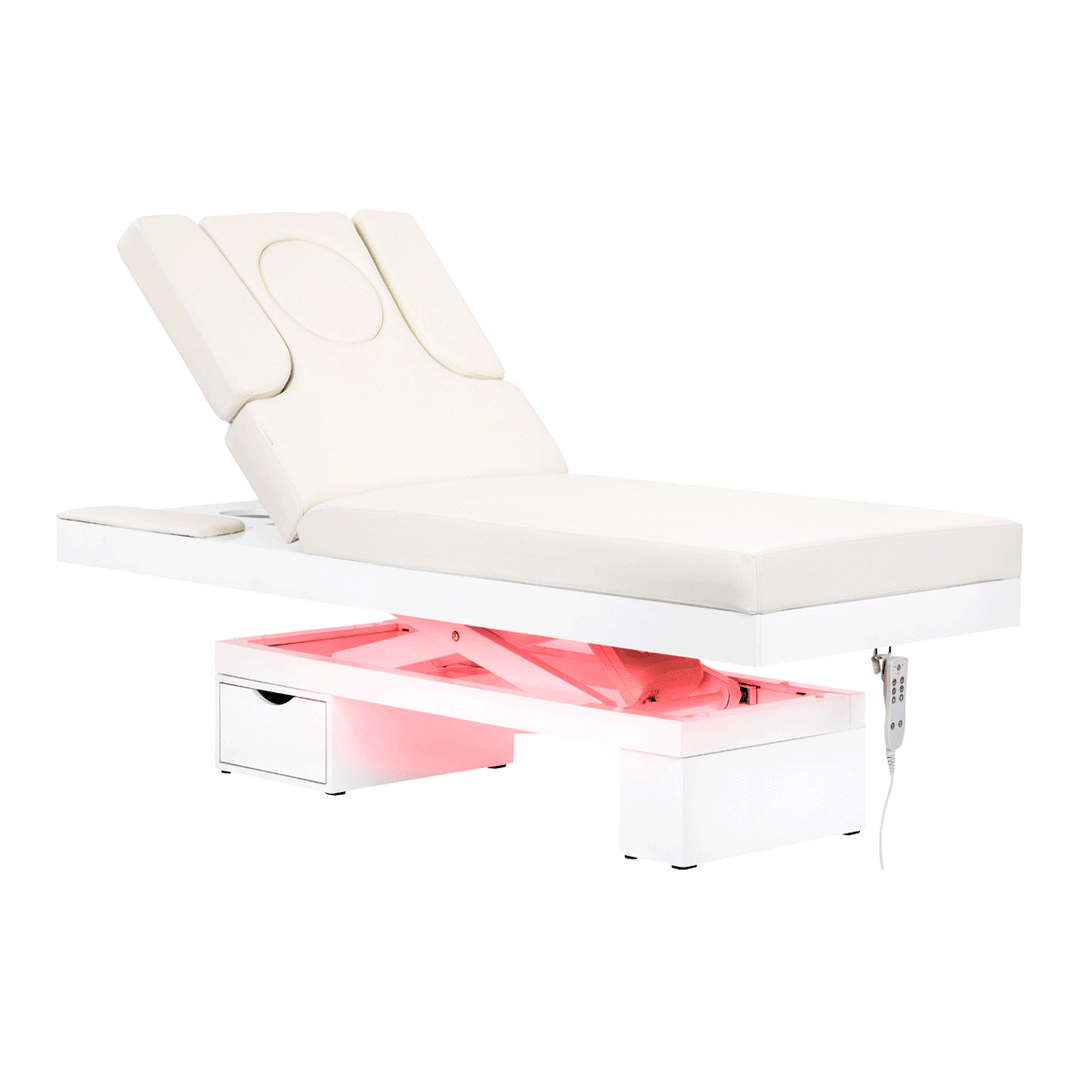 Massagetafel Elektrisch Azzurro 815B Verwarmd Wit 1