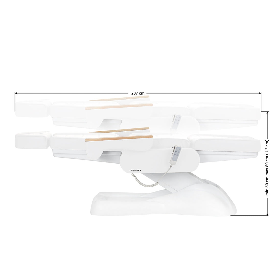 Behandelstoel Elektrisch Lux 273B 3 Wit 16