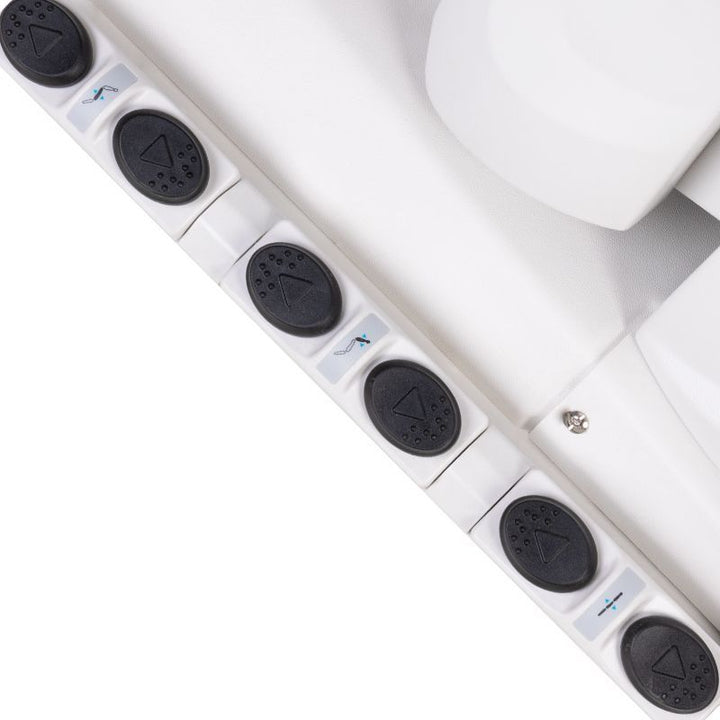 Behandelstoel Elektrisch Azzurro 708B 3 Wit met voetpedaal en verwarming 11