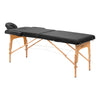 Massagetafel Inklapbaar Hout Komfort Activ Fizjo Lux 2 Zones Zwart