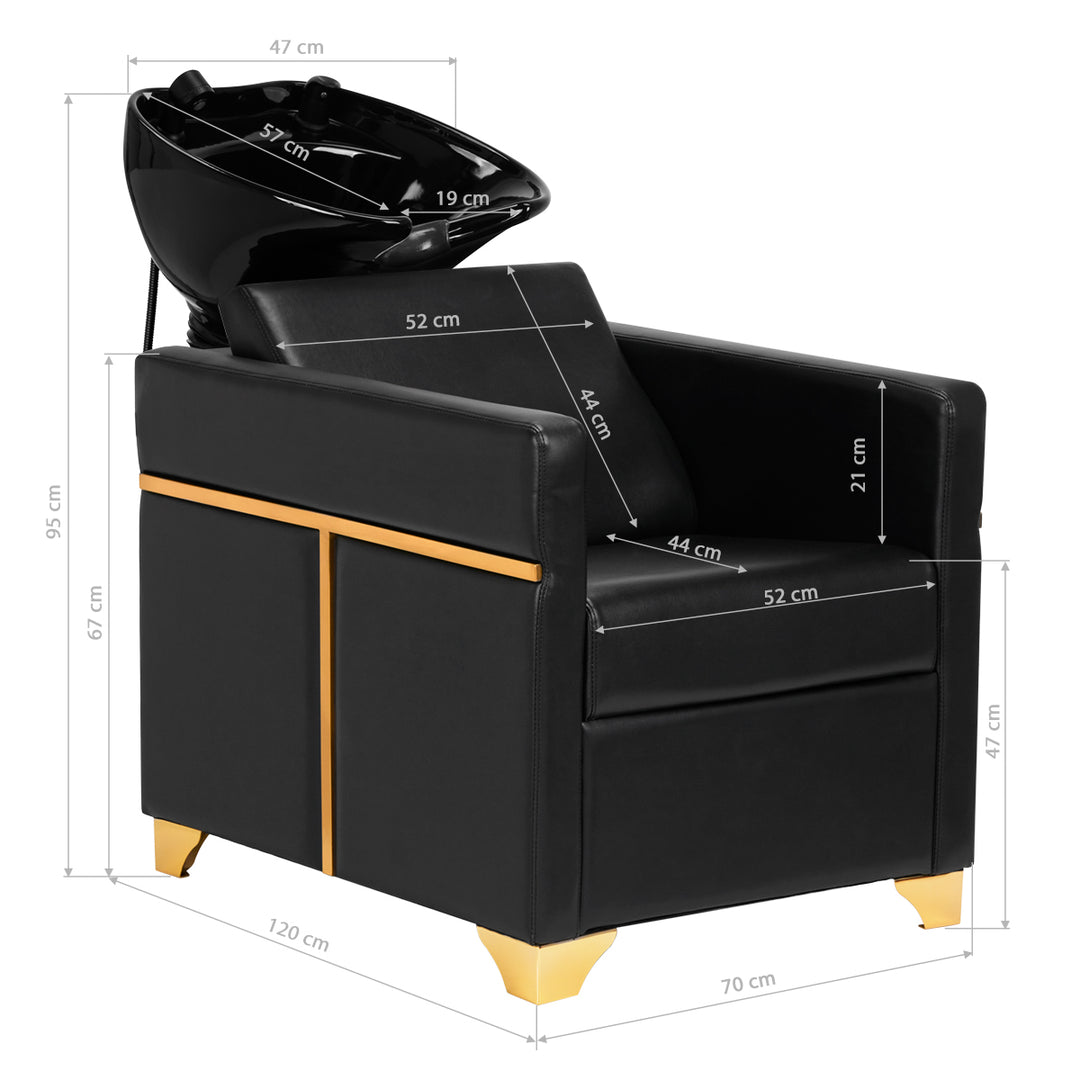 Wasunit Gabbiano Toledo Goud-Zwart / Zwart 13
