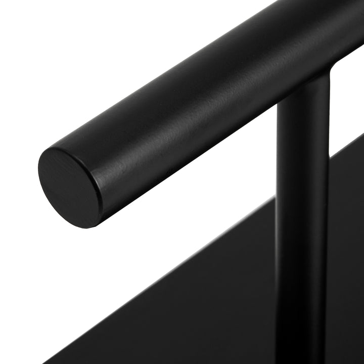 Voetsteun Kapper Gabbiano L008B Zwart