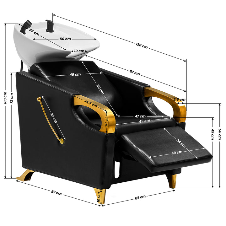 Wasunit Gabbiano C019G Goud-Zwart