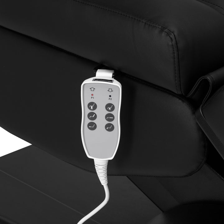 Elektrische Behandelstoel Azzurro Lux 3 Motoren Zwart 11