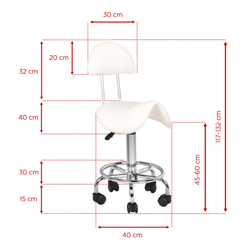 Tabouret 6001 Wit 5