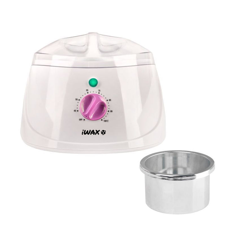 Waxverwarmer Blik iWax 400ml 150W Wit-Roze
