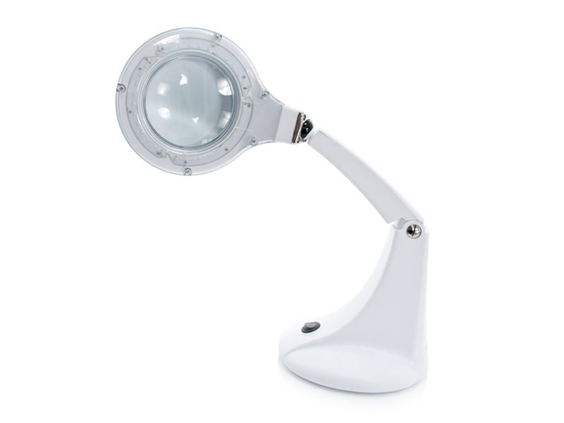 Loeplamp Elegante Mini 30 SMD LED 5D met Standaard Wit 1