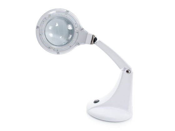 Loeplamp LED 30 SMD 5D op Standaard Elegante Mini Wit