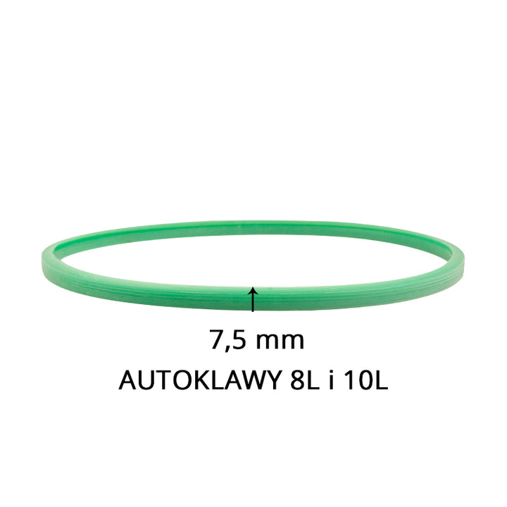 Woson Siliconen Pakking voor Autoclaaf 10L en 12L Groen 7,5 mm 2
