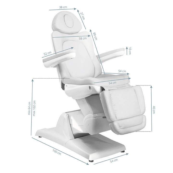 Behandelstoel Elektrisch Azzurro 870 3 Wit 4