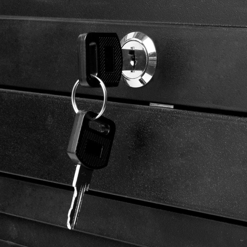 Werkwagen Kapper met Slot Gabbiano 100C Zwart - afbeelding 6