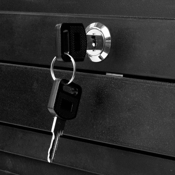 Werkwagen Kapper met Slot Gabbiano 100C Zwart - afbeelding 6