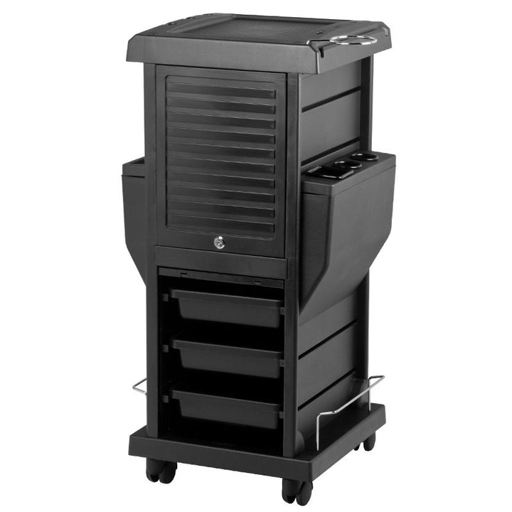 Werkwagen Kapper met Slot Gabbiano 100C Zwart - afbeelding 8