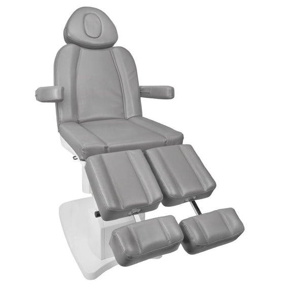 Behandelstoel Elektrisch Azzurro 708AS Pedi 3 Motoren Grijs