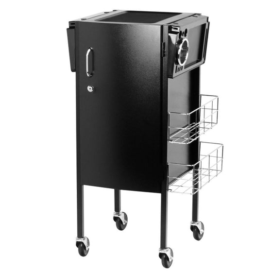 Werkwagen Kapper met Slot Gabbiano Deluxe 500 Zwart