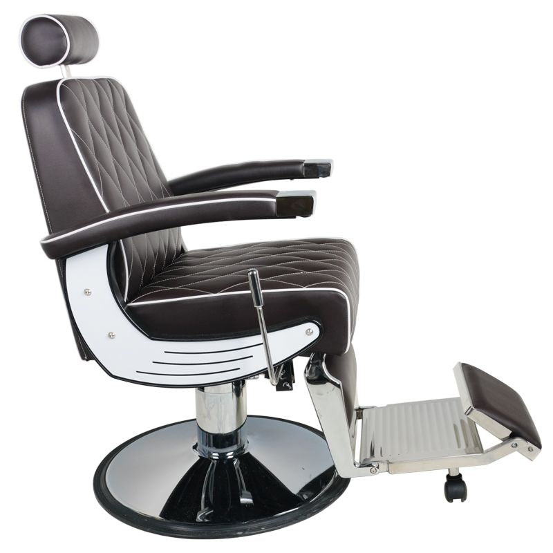 Barberstoel Gabbiano Imperial Bruin 3