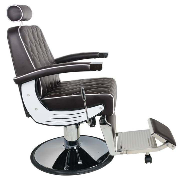 Barberstoel Gabbiano Imperial Bruin - afbeelding 3