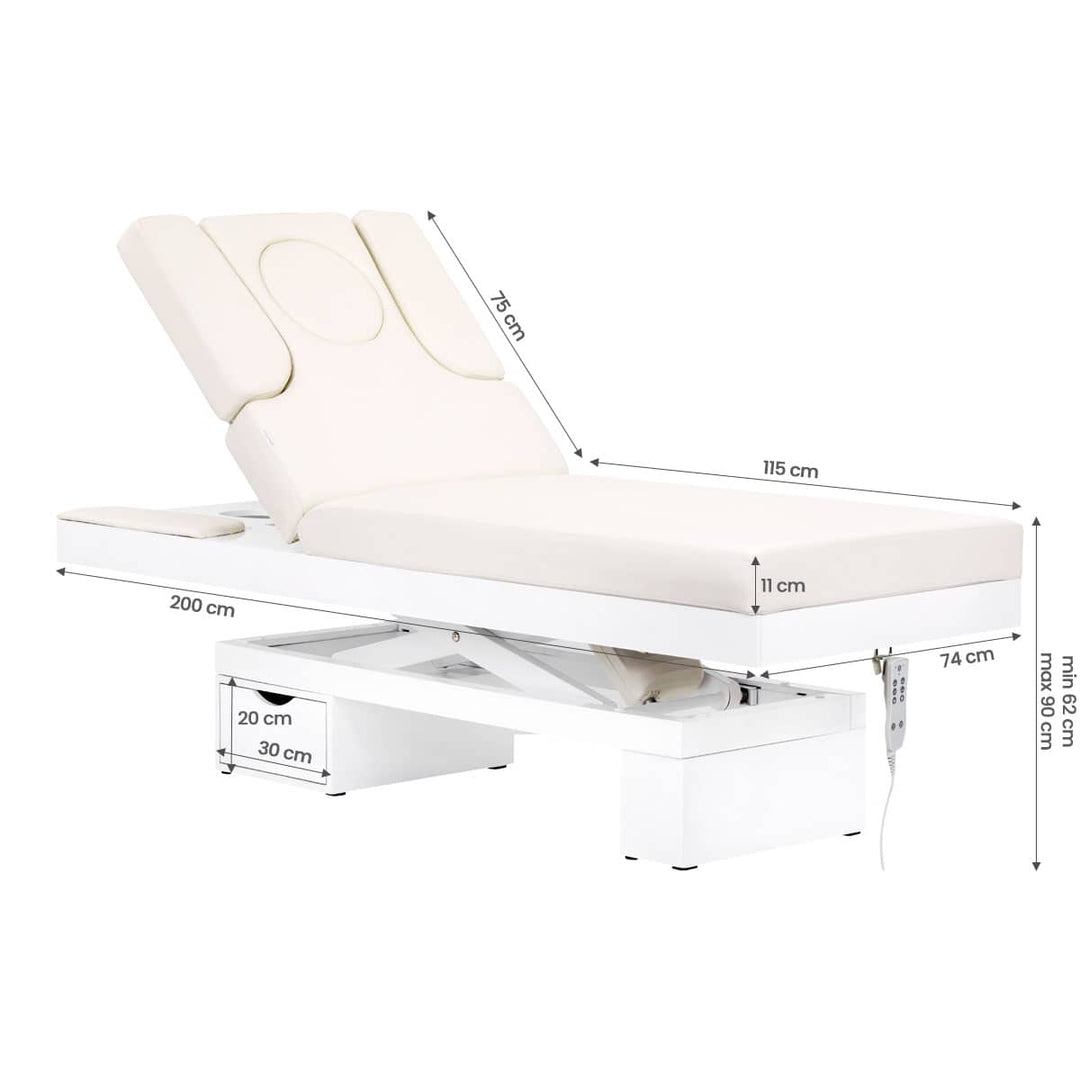 Massagetafel Elektrisch Azzurro 815B Wit 13