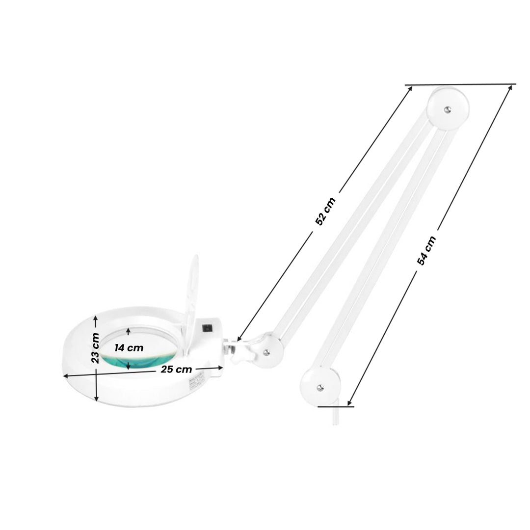 Loeplamp LED S4 5D op Statief Wit 4