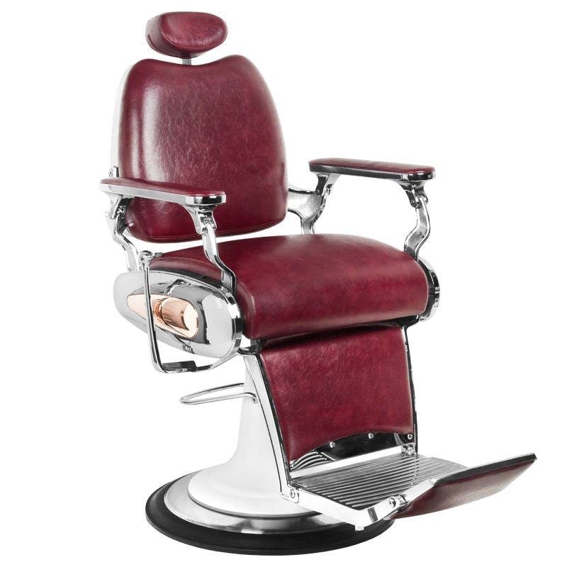 Barberstoel Gabbiano Moto Style Bordeauxrood 1