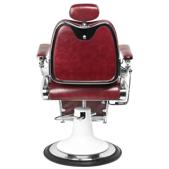 Barberstoel Gabbiano Moto Style Bordeauxrood 5