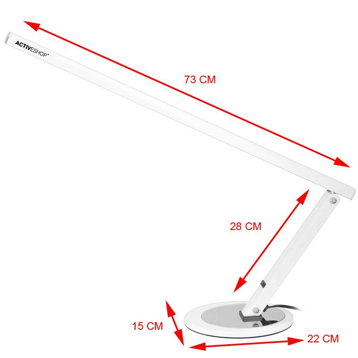 LED Bureaulamp Schoonheidssalon Slim 8.4W Wit