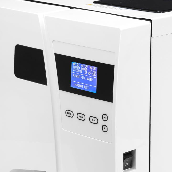 Autoclaaf Lafomed Premium Line LFSS18AA LCD met Printer 18 L Klasse B Medisch - afbeelding 5