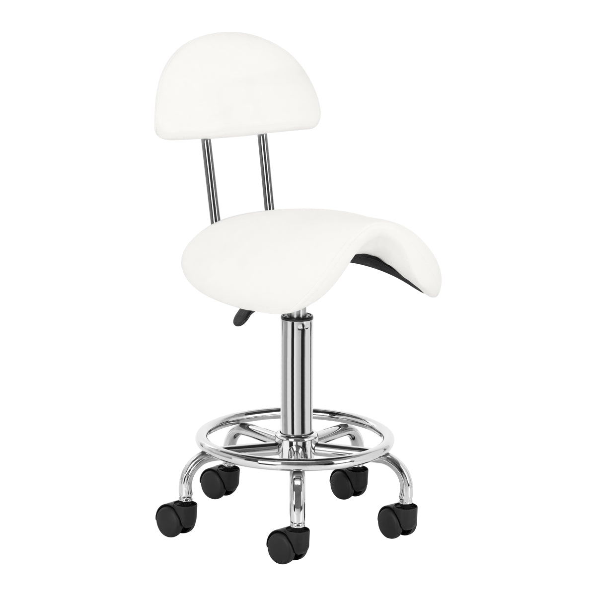 Zadelkruk met Rugleuning 6001 Wit