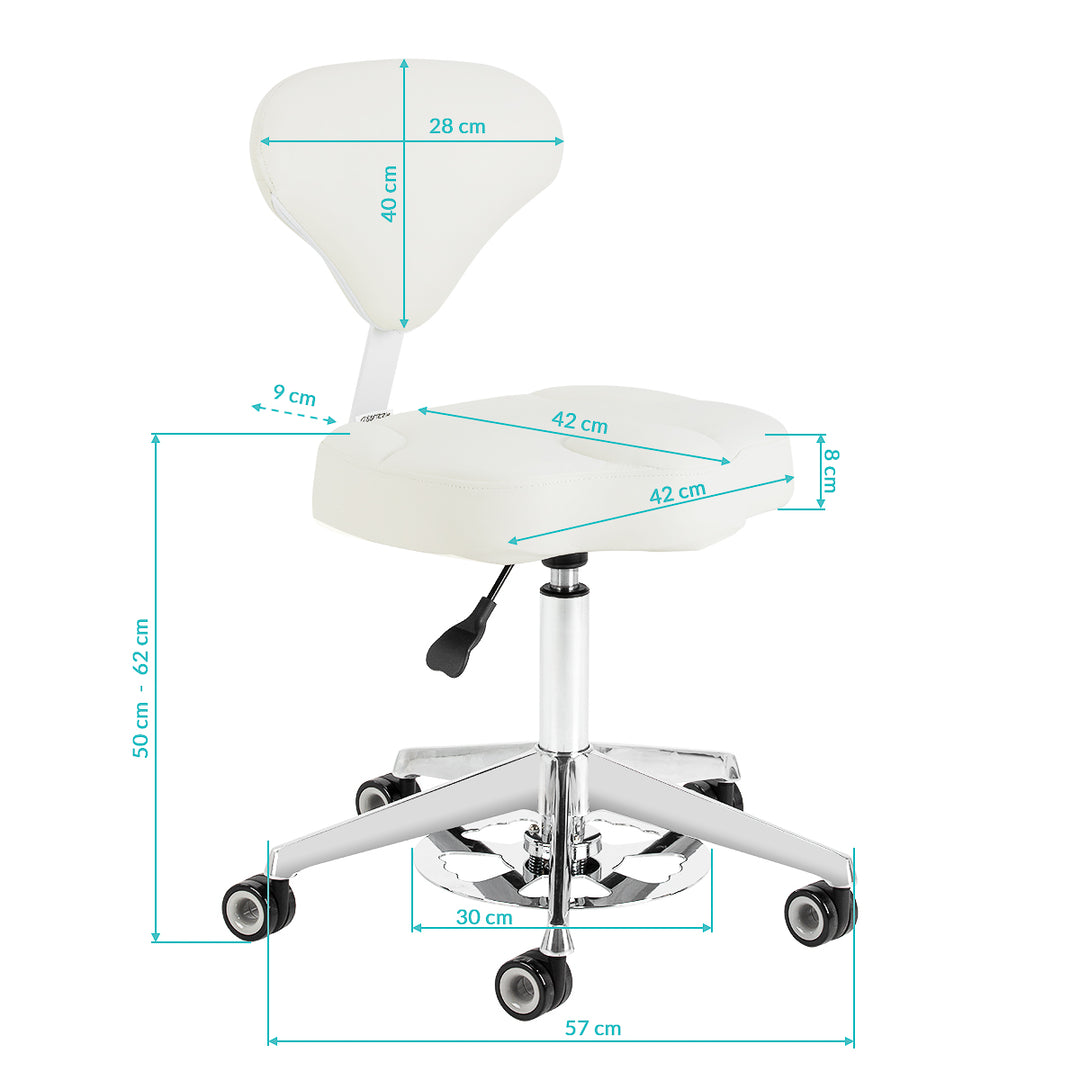 Tabouret Azzurro 156F Bump-Up Wit - afbeelding 10