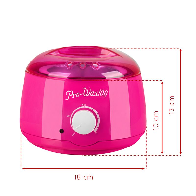 Waxverwarmer Blik Pro Wax 100 400ml 100W Roze