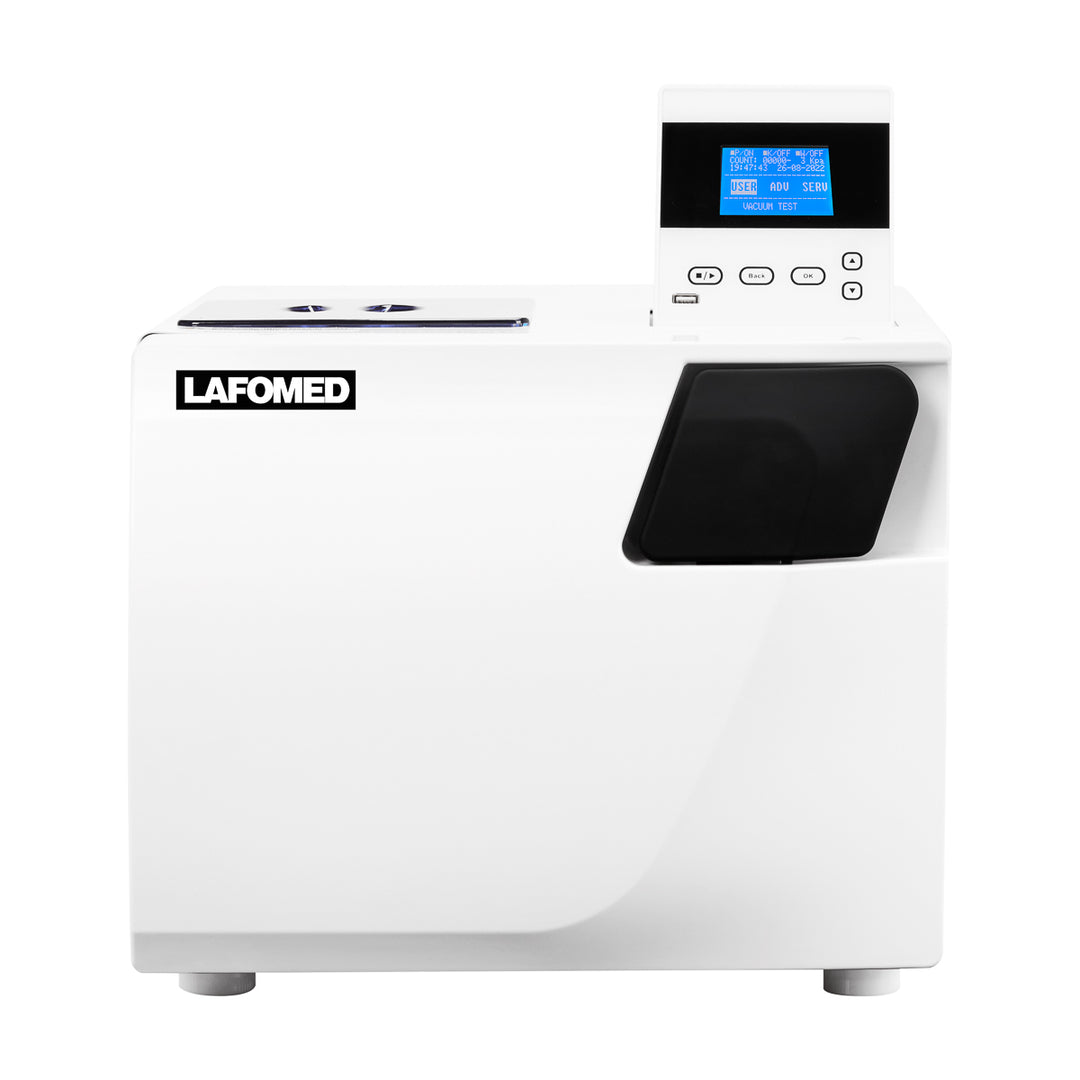 Autoclaaf Lafomed Compact Line LFSS08AC LCD met Printer 8 L Klasse B Medisch - afbeelding 3