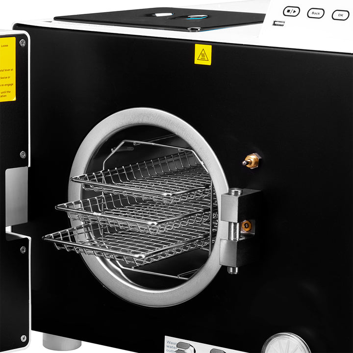 Autoclaaf Lafomed Compact Line LFSS12AC LCD met Printer 12 L Klasse B Medisch - afbeelding 9