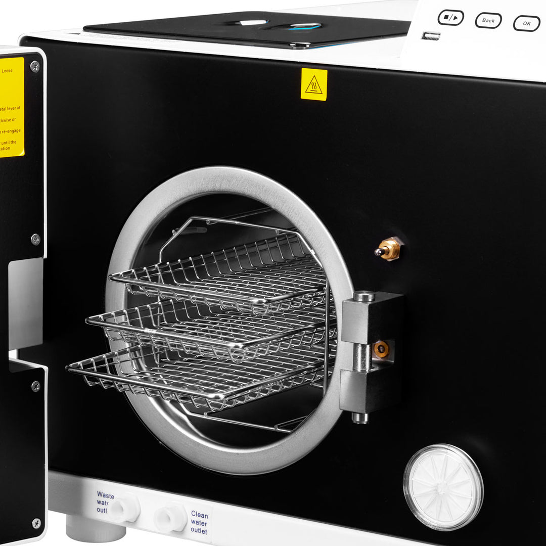 Autoclaaf Lafomed Compact Line LFSS12AC LCD met Printer 12 L Klasse B Medisch - afbeelding 9