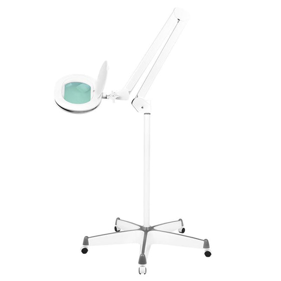 Loeplamp LED 60 SMD 5D op Statief Instelbare Lichtsterkte Elegante 6028 Wit