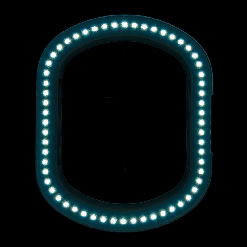 Loeplamp LED 60 SMD 5D op Statief Instelbare Lichtsterkte Elegante 6028 Wit - afbeelding 5