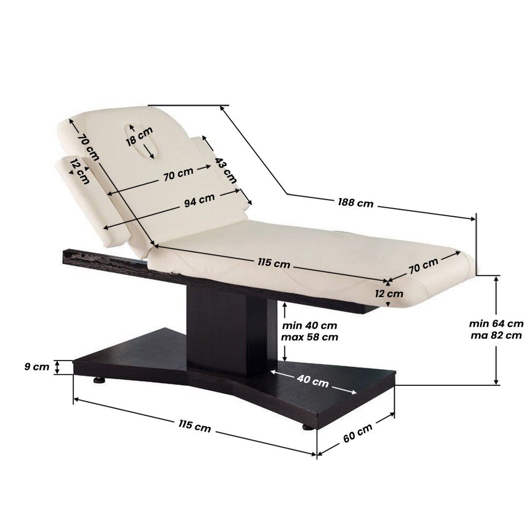 Massagetafel Elektrisch Azzurro 805 1 Verwarmd Wenge 5