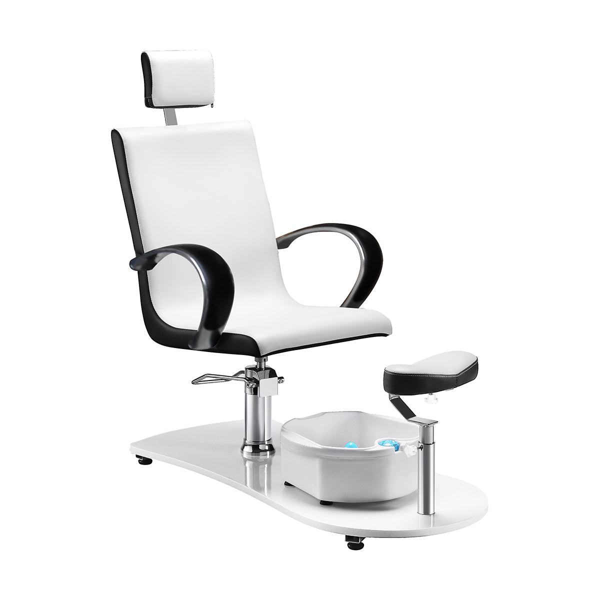 Pedicure Stoel Spa Hydraulisch Massage Wit Zwart