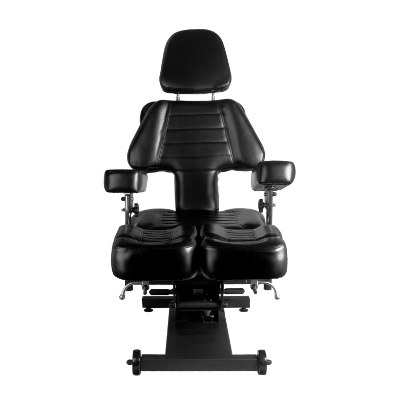 Tattoostoel Elektrisch Pro Ink 606 2 Motoren Zwart - afbeelding 8