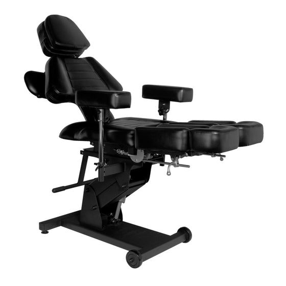 Tattoostoel Elektrisch Pro Ink 606 2 Motoren Zwart