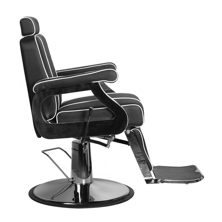 Barberstoel Gabbiano Paulo Zwart - afbeelding 2