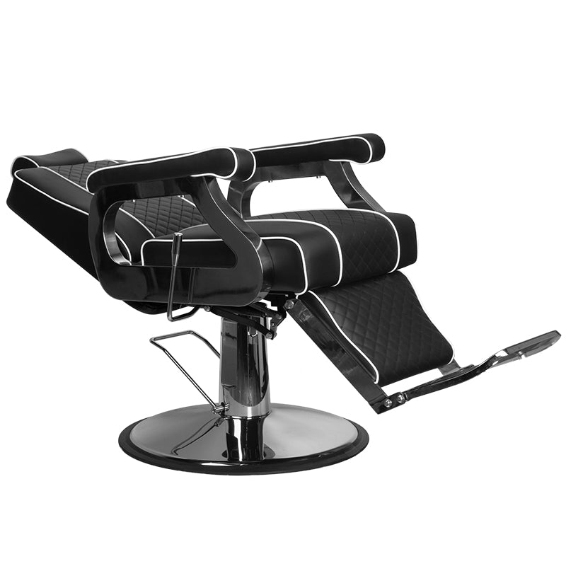 Barberstoel Gabbiano Paulo Zwart - afbeelding 4