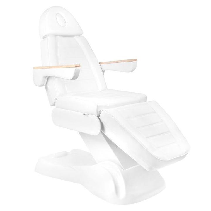 Behandelstoel Elektrisch Sillon Lux 273B 3 Motoren met Kruk Wit - afbeelding 4