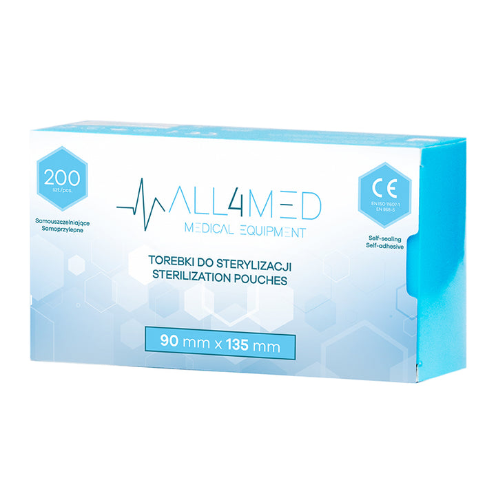 All4Med Sterilisatiezakjes voor Autoclaaf 90 × 135 mm – 200 Stuks 2