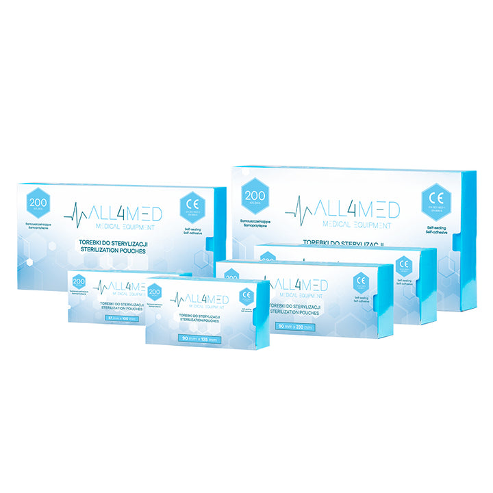 All4Med Sterilisatiezakjes voor Autoclaaf 90 × 135 mm – 200 Stuks 4
