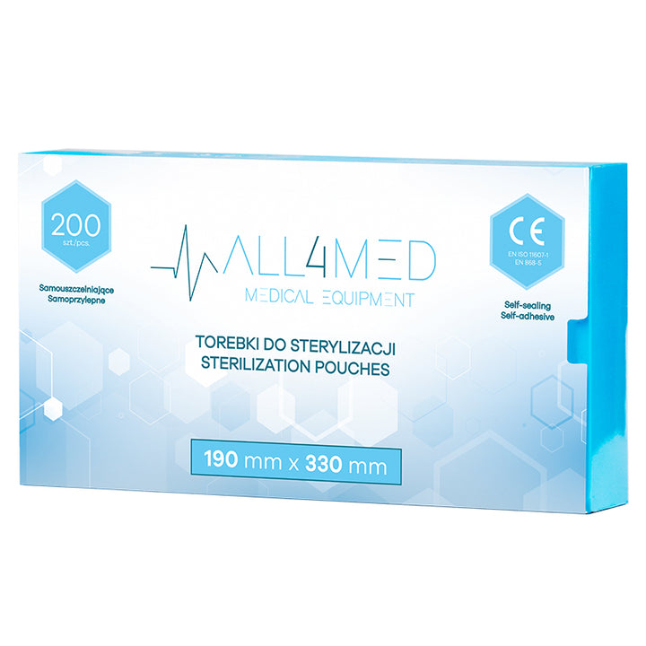 All4Med Sterilisatiezakjes voor Autoclaaf 190 × 330 mm – 200 Stuks 2