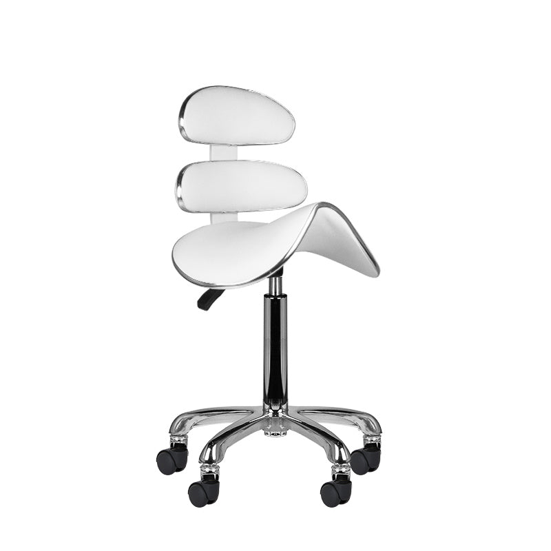 Zadelkruk Verstelbaar Eco Leder AM-880 Wit