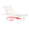 Massagetafel Elektrisch Verwarmd Azzurro 815B Wit