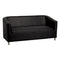 Waiting Room Bench Gabbiano M021 - Black