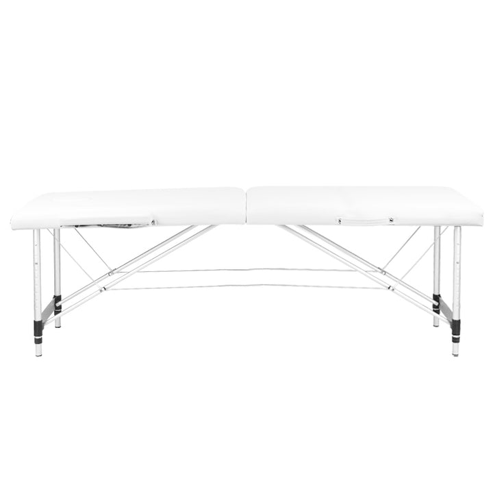 Massagetafel Inklapbaar Komfort Activ Fizjo 2 Zones Aluminium Wit 2